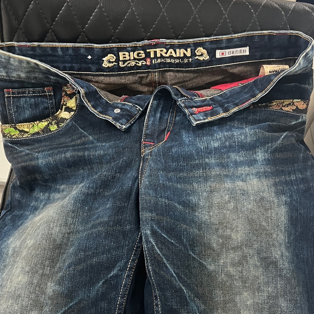 Big Train Blue Denim Jeans Japenese style